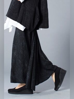 Kaliyana Enoteca Maxi Skirt in Grey Nikki Tokyo Print, Women’s size 1